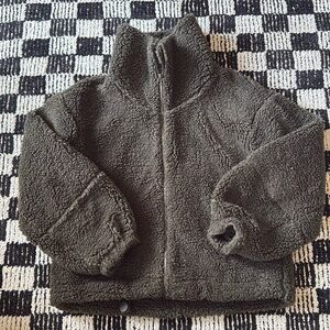 Lululemon Teddy Cropped Jacket Green Size 2